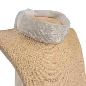 Гердан стрічковий великий Квіти білі