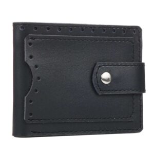Гаманець чорний з кишенями