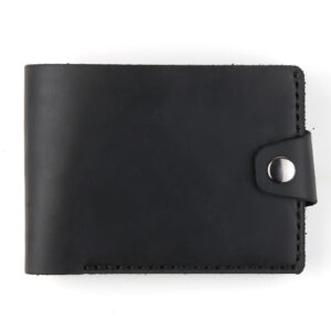 Гаманець чорний  складений