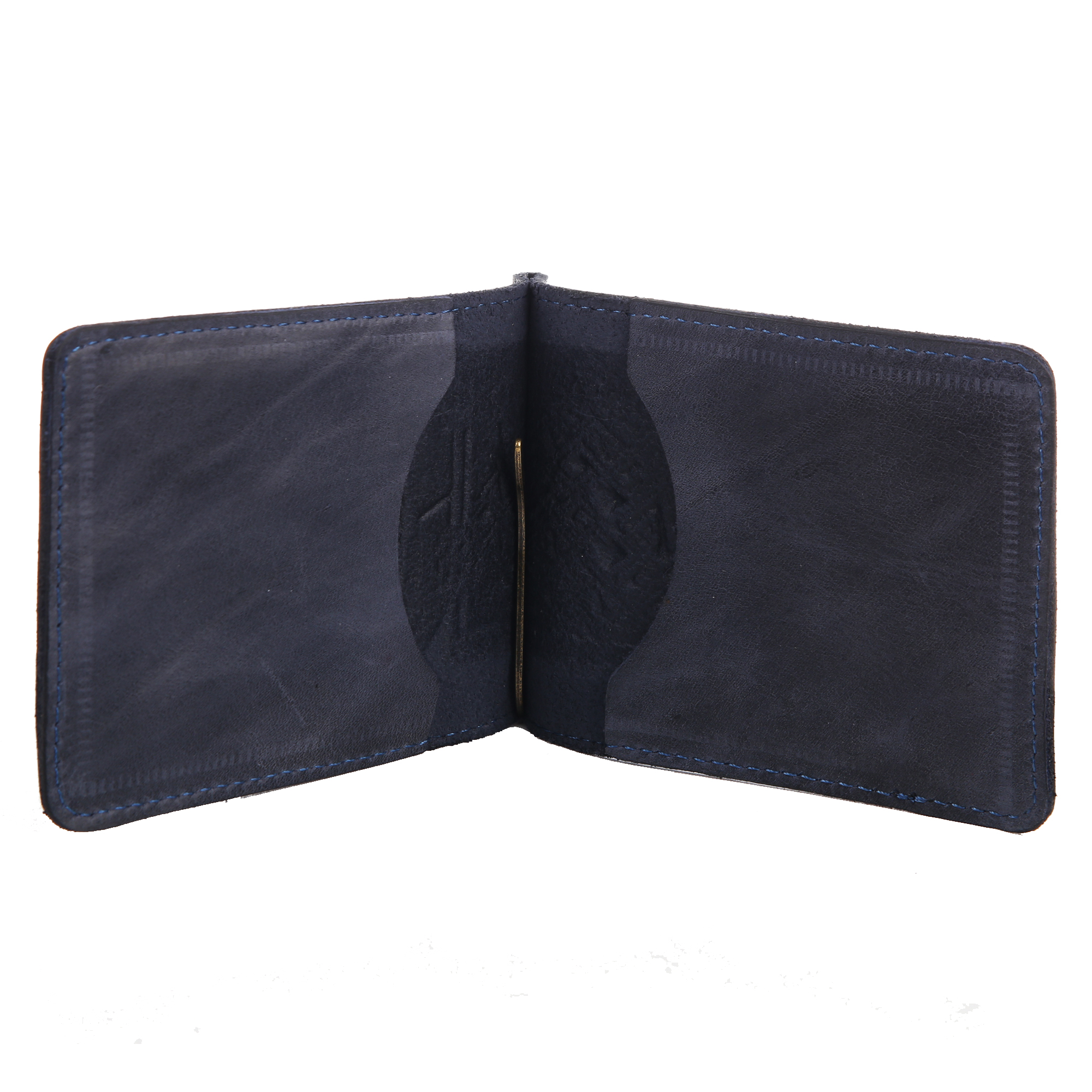 Зажим для грошей синій "герб" - Зображення 4