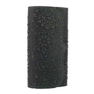 Гаманець довгий, квіти, темнозелений
