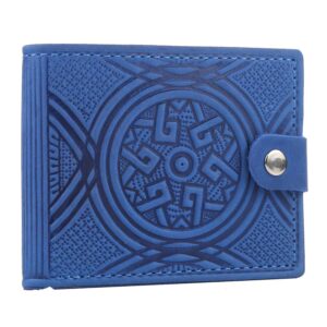 Гаманець грецький складений , синій