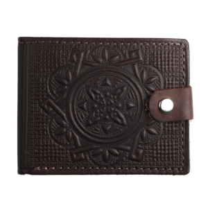 Гаманець Трипілля складений , темно-коричневий