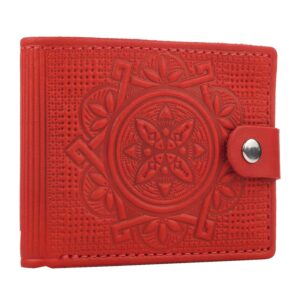 Гаманець "Трипілля" складений червоний
