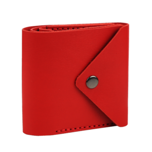 Гаманець жіночий, червоний складений