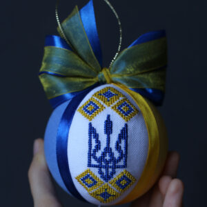 Іграшка новорічна вишита 53