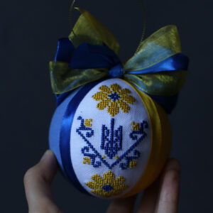 Іграшка новорічна вишита 49