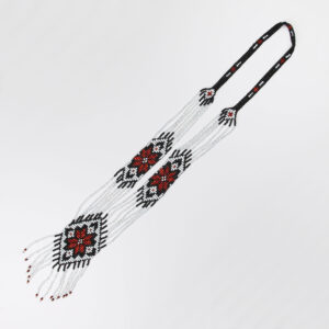 Гердан чорно-біло-червоний (бісер)