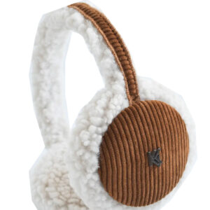 Навушники коричнево-білі