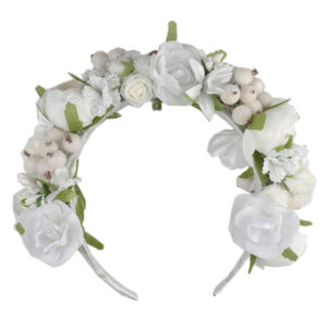 Віночок білий "Півонії"