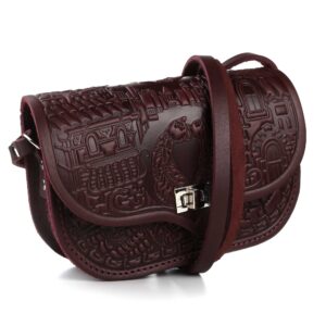 Сумка "Котики" бордова