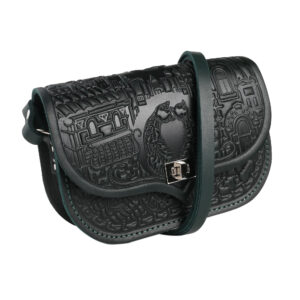 Сумка "Котики" темно зелена