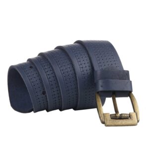 Ремінь плетений (синій)