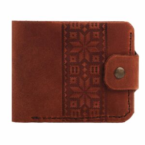 Гаманець рудий складений Вишиванка