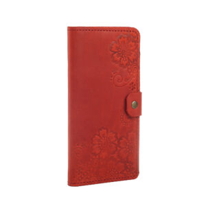 Гаманець лонгер “Квіти” червоний