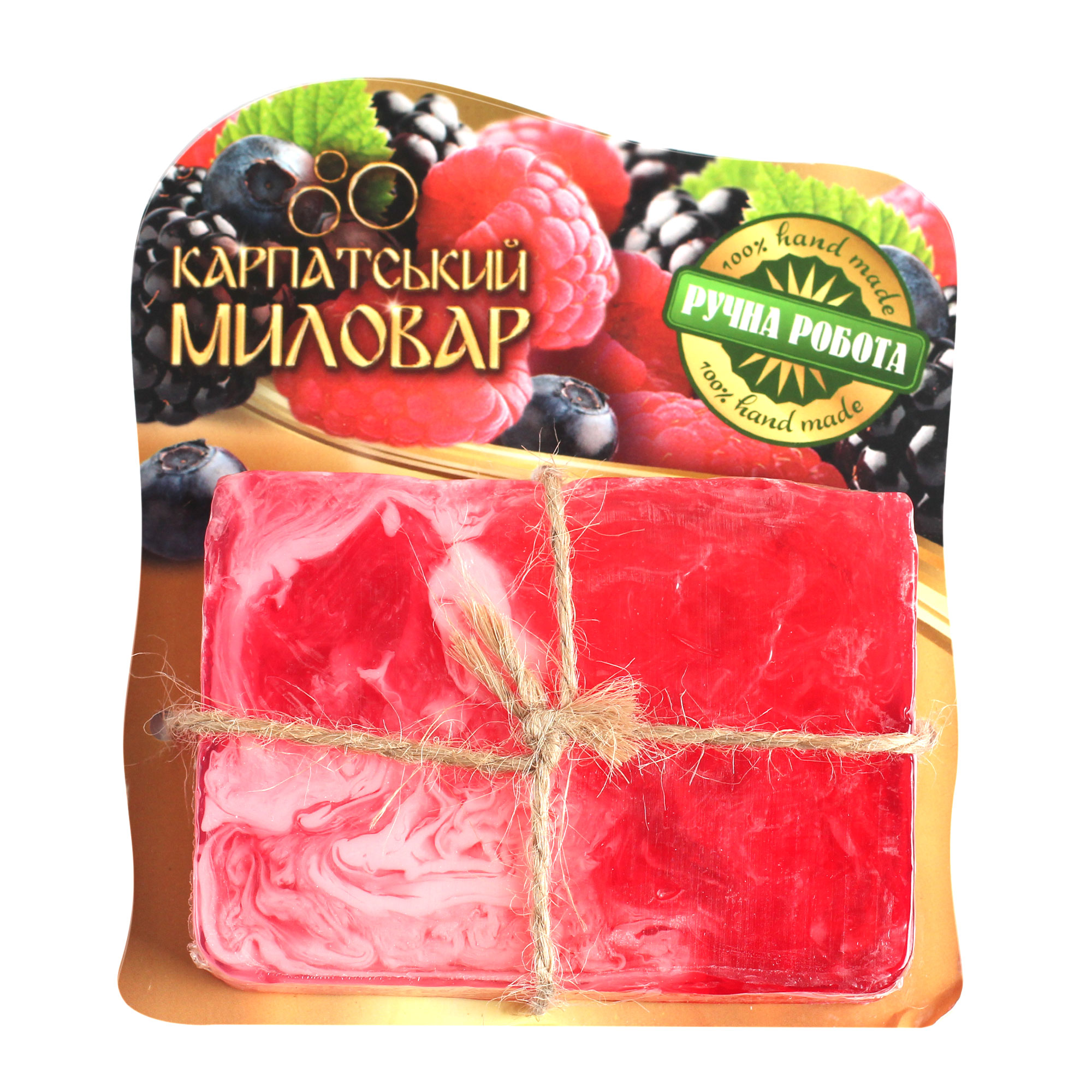 Натуральне мило “Лісові ягоди” на планшетці