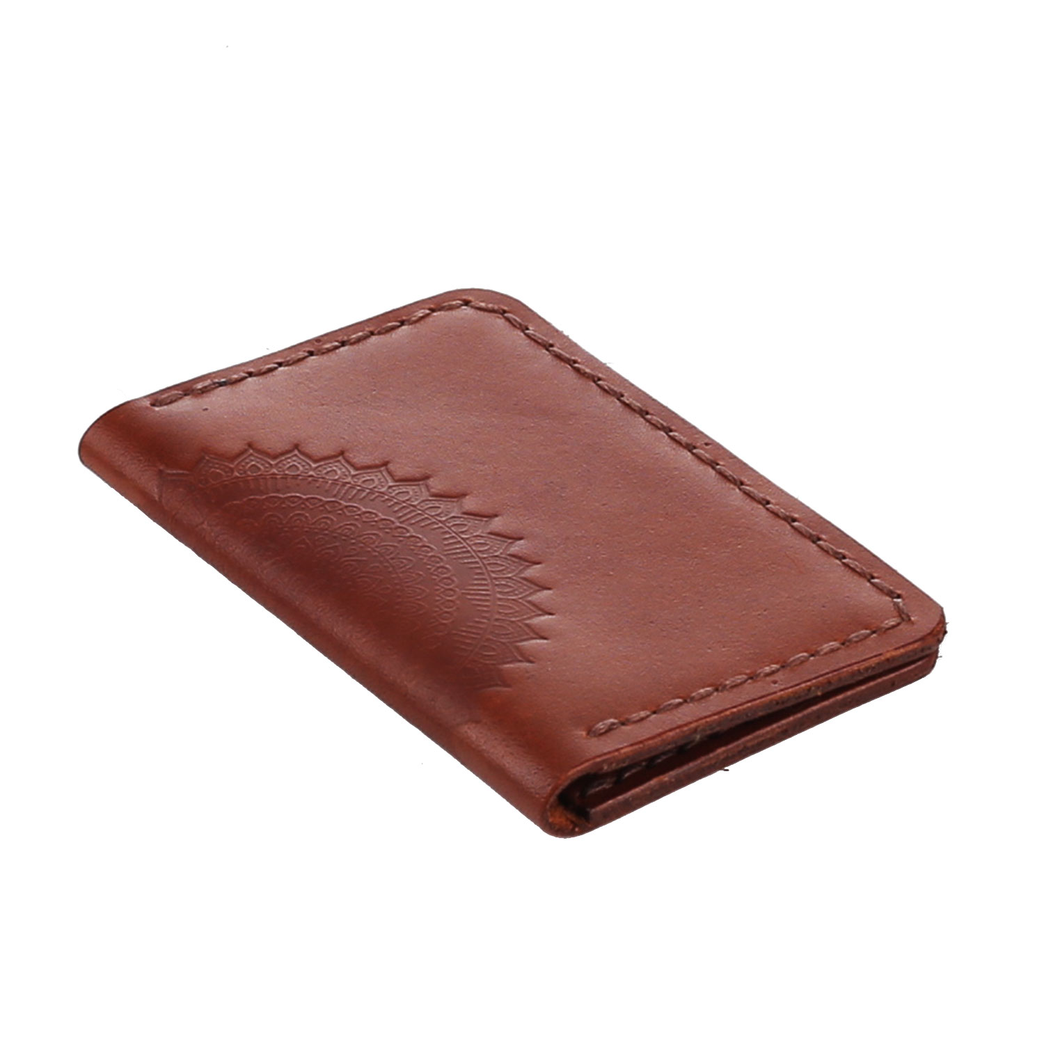 Обкладинка для документів(картхолдер) "Мандала" коньяк - Зображення 2