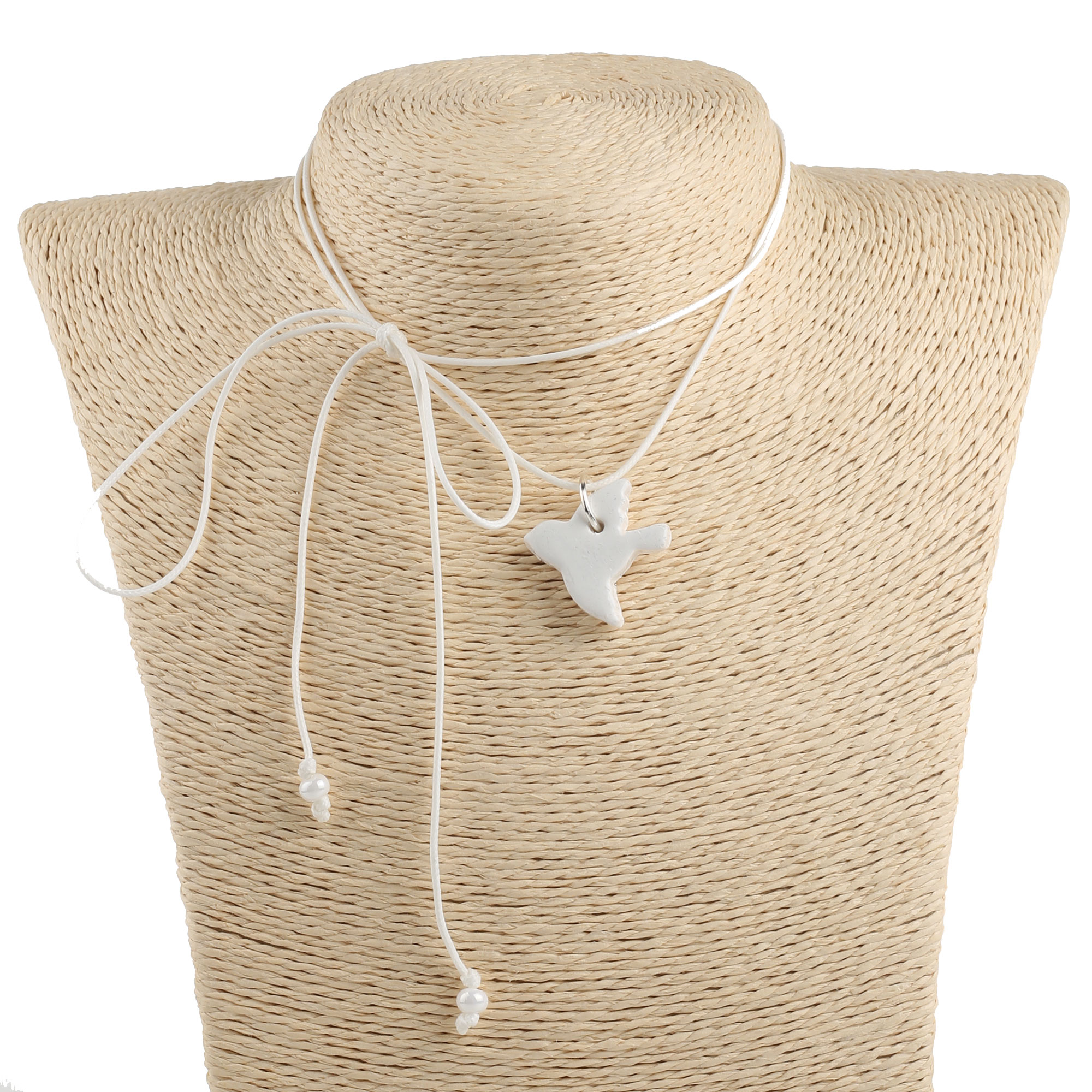 Підвіска "Горлиця" біла