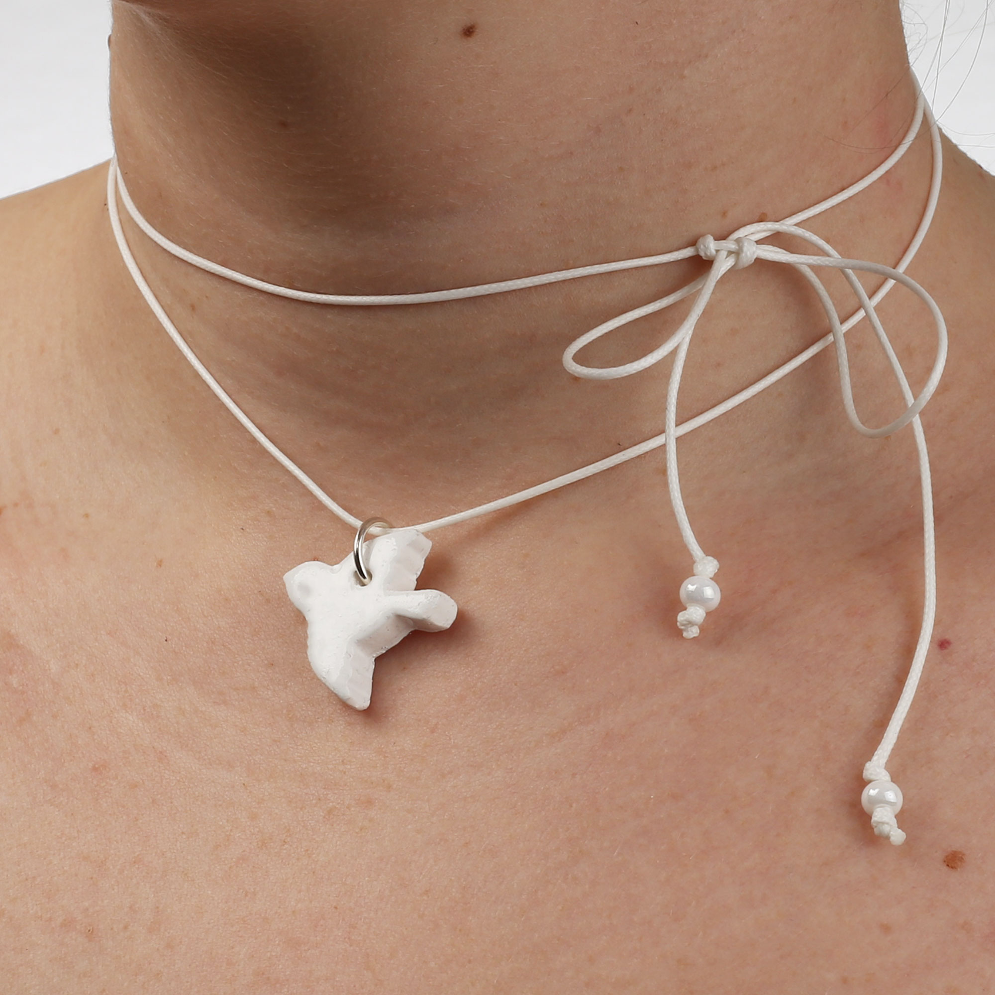 Підвіска "Горлиця" біла - Зображення 3