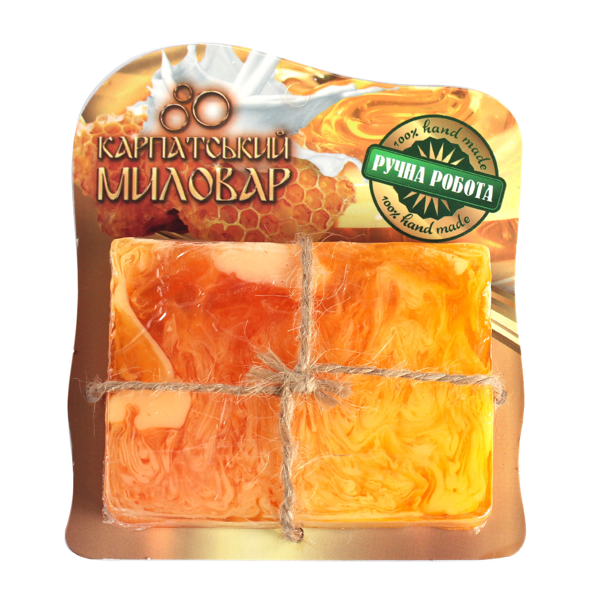 Натуральне мило “Мед та молоко” на планшетці