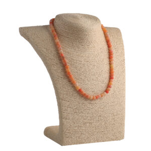 Намисто з агату оранжеве (матове)