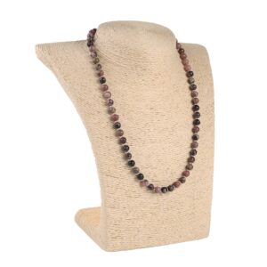 Намисто з родоніту коричневе