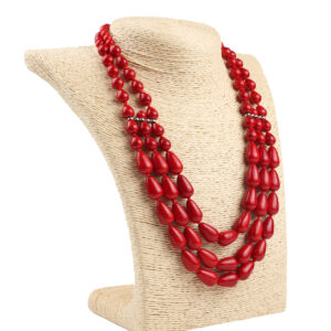 Намисто корал довгий потрійний