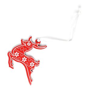 Іграшка двостороння "Олень" червона