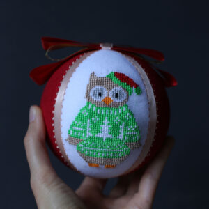 Іграшка новорічна вишита 41