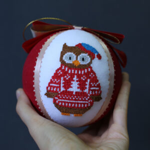 Іграшка новорічна вишита 24