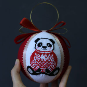 Іграшка новорічна вишита 39