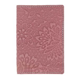 Обкладинка на паспорт "Квітка"рожева