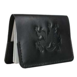 Обкладинка на паспорт чорна "Лев"