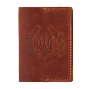 Обкладинка на паспорт "Наш бренд" герб коньяк