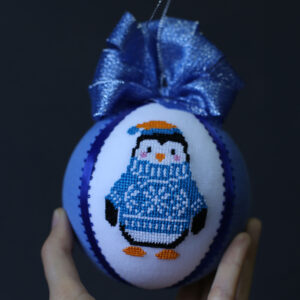 Іграшка новорічна вишита 40