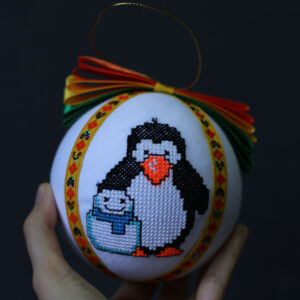 Іграшка новорічна вишита 27