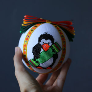 Іграшка новорічна вишита 42