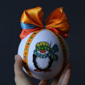 Іграшка новорічна вишита 36