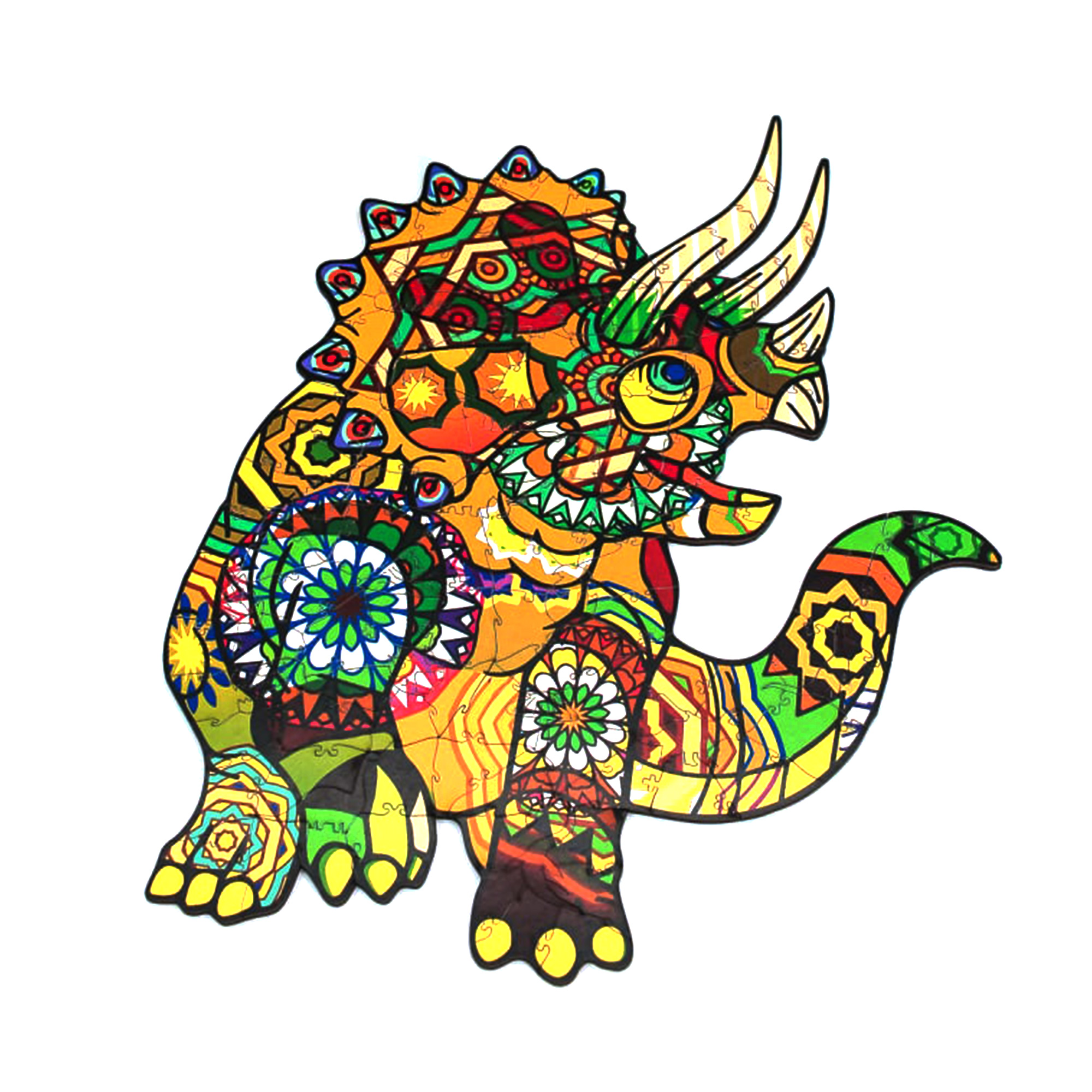 Пазли "Трицератопс" А4