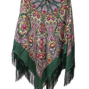 Хустка українська жіноча зелена