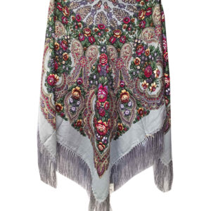 Хустка українська жіноча біла 1