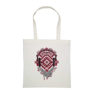 Торба-шопер "Навушники" молочний