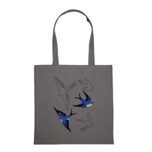 Торба-шопер “Ластівки” сірий
