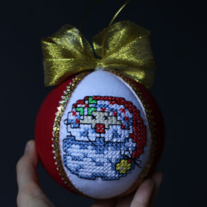 Іграшка новорічна вишита 71