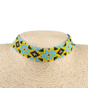 Гердан стрічковий, блакитно-жовто-блакитний