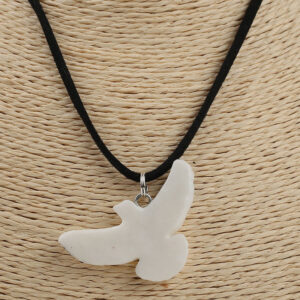 Підвіска біла “Ніжна ластівка “