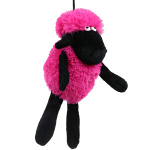 Іграшка-брелок "Баранчик Шон" малиновий