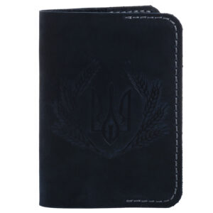 Обкладинка на паспорт "Тризуб" синій