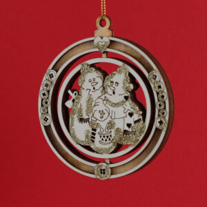 Іграшка "Три Сніговики" 3Д