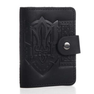 Візитниця чорна "Герб"